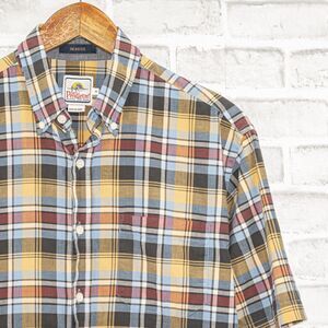 Pendleton Surf Men's Short Sleeve Button up Shirt Seaside Multi color plaid Sz M